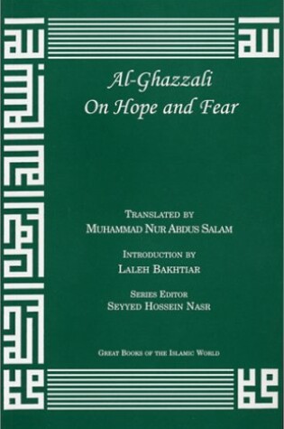 Cover of Al-Ghazzali on Hope and Fear