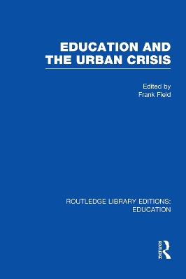 Book cover for Education and the Urban Crisis