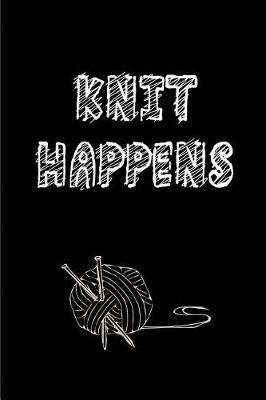 Book cover for Knit Happens