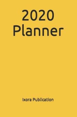 Cover of 2020 Planner