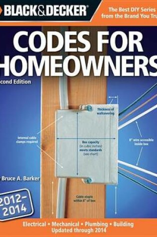 Cover of Black & Decker Codes for Homeowners: Electrical Mechanical Plumbing Building Updated Through 2014