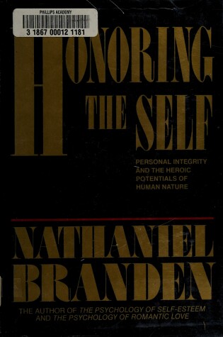 Cover of Honoring the Self