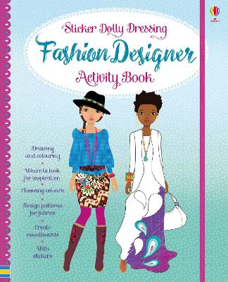 Book cover for Sticker Dolly Dressing Fashion Designer Activity Book
