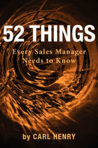 Cover of 52 Things Every Sales Manager Needs to Know