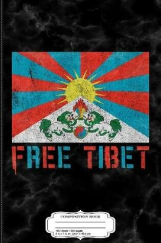 Cover of Free Tibet Composition Notebook