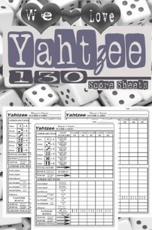 Cover of Yahtzee Score sheets
