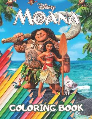 Book cover for MOANA Coloring Book