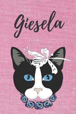 Book cover for personalisiertes Notizbuch Katze / Journal / Malbuch / Tagebuch / Kritzelbuch / DIN A5 / Geschenk Giesela