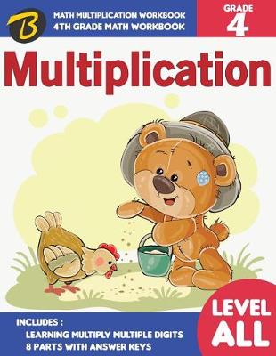 Book cover for Multiplication Workbook Grade 4