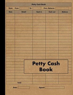 Book cover for Petty Cash Book