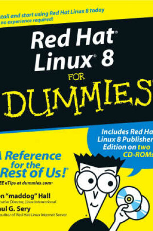 Cover of Red Hat Linux 8 for Dummies