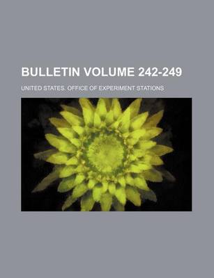 Book cover for Bulletin Volume 242-249