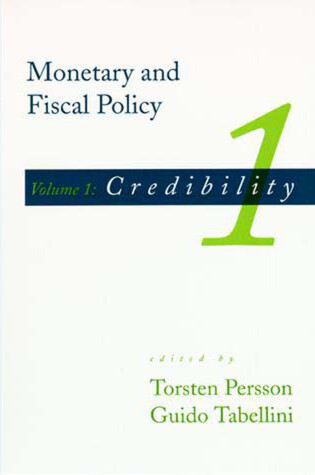 Cover of Monetary and Fiscal Policy, Volume 1