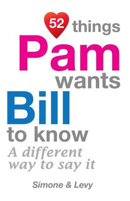Book cover for 52 Things Pam Wants Bill To Know