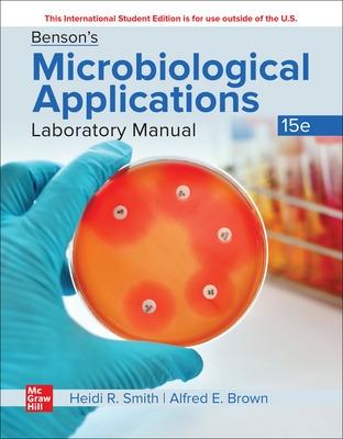 Book cover for Benson's Microbiological Applications Laboratory Manual--ConcVersion ISE
