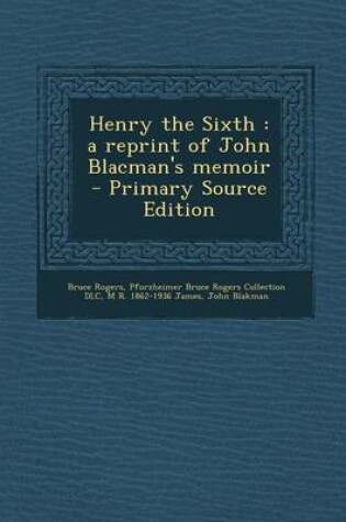 Cover of Henry the Sixth