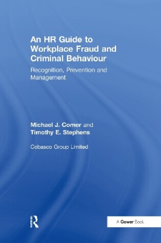 Cover of An HR Guide to Workplace Fraud and Criminal Behaviour