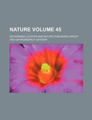 Book cover for Nature Volume 45