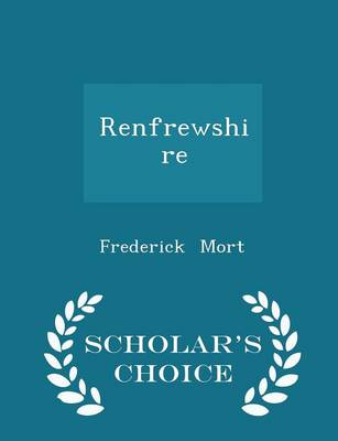 Book cover for Renfrewshire - Scholar's Choice Edition