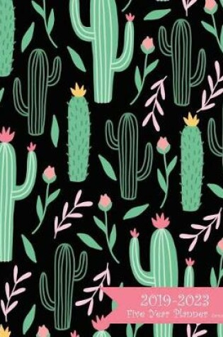 Cover of 2019-2023 Five Year Planner- Cactus
