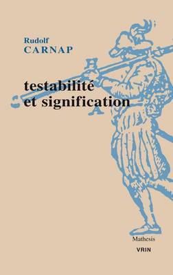 Book cover for Testabilite Et Signification