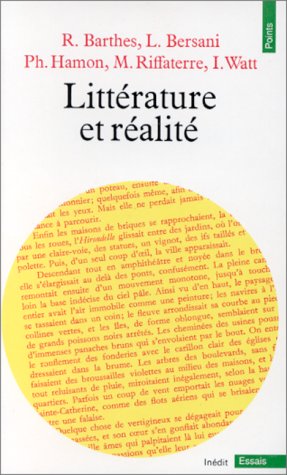 Book cover for Litterature Et Realite