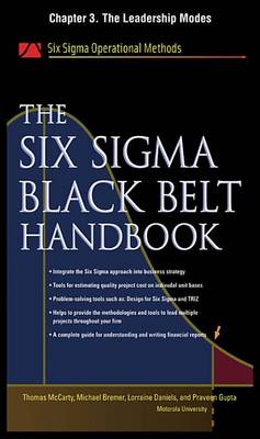 Book cover for The Six SIGMA Black Belt Handbook, Chapter 3 - The Leadership Modes