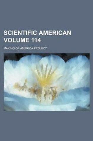 Cover of Scientific American Volume 114