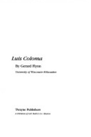 Cover of Luis Coloma