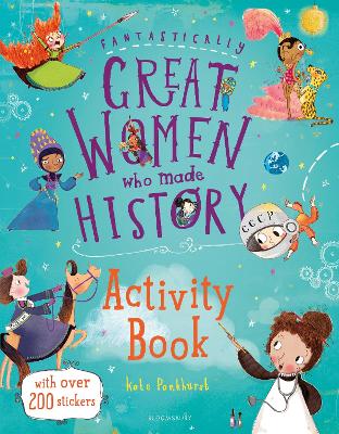 Book cover for Fantastically Great Women Who Made History Activity Book