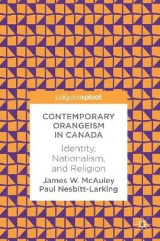 Cover of Contemporary Orangeism in Canada