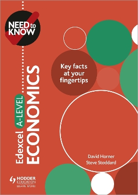 Book cover for Need to Know: Edexcel A-level Economics