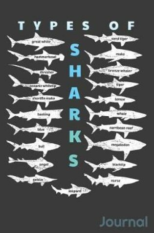 Cover of Types of Sharks Journal