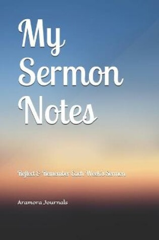 Cover of My Sermon Notes