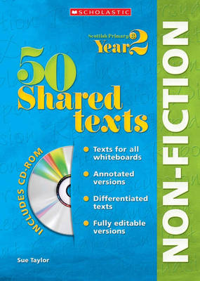 Book cover for 50 Shared Texts Non-fiction for Year 02