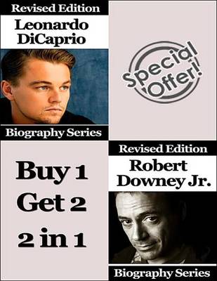 Book cover for Leonardo Dicaprio and Robert Downey Jr. - Biography Series