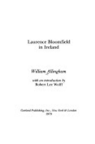 Cover of Lawrence Bloomfield Irelan