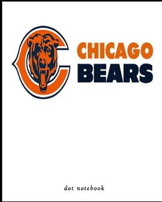 Book cover for Chicago Bears dot notebook