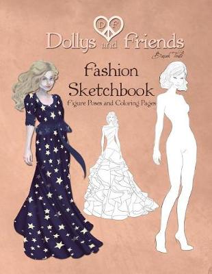Book cover for Dollys and Friends Fashion Sketchbook