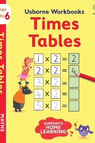Cover of Usborne Workbooks Times tables 5-6