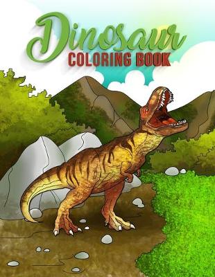 Book cover for Dinosaur Coloring Book