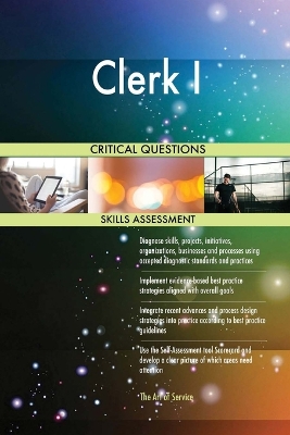 Book cover for Clerk I Critical Questions Skills Assessment