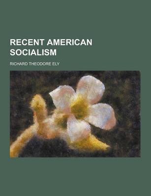 Book cover for Recent American Socialism