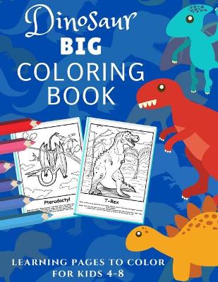 Book cover for Dinosaur Coloring Book