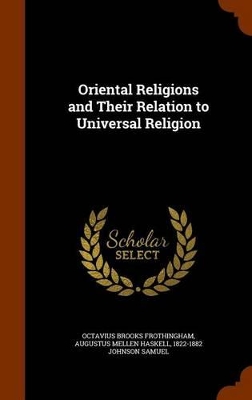 Book cover for Oriental Religions and Their Relation to Universal Religion