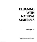 Book cover for Designing with Natural Materials