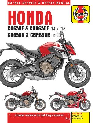 Book cover for Honda CB650F & CBR650F, CB650R & CBR650R (14 - 19)