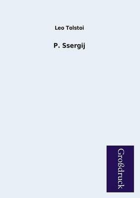 Book cover for P. Ssergij