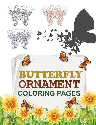 Book cover for Butterfly Ornament Coloring Pages