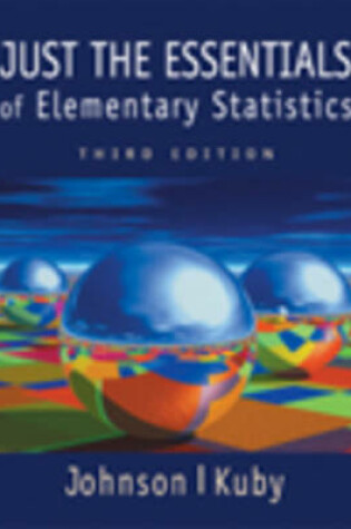 Cover of Just the Essentials of Elementary Statistics